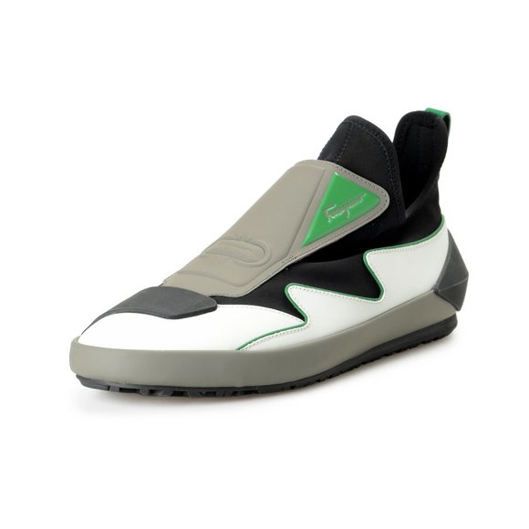 Salvatore Ferragamo "NILE" Multi-Color Slip On Fashion Sneakers Shoes US 8 IT 38